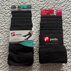 NWT Bundle Ladies Black Trouser Socks - 6 Pair Pack!
